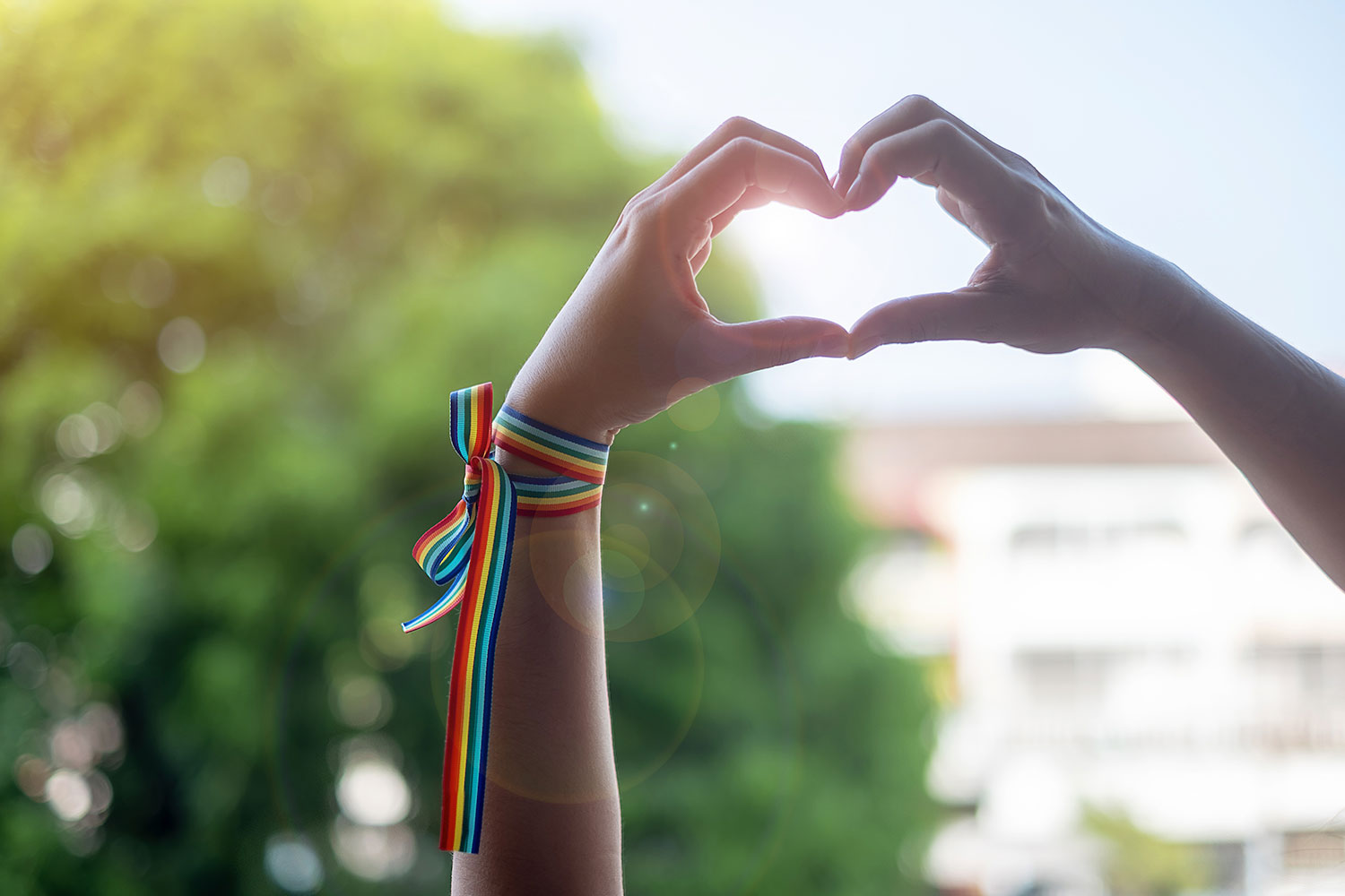 hands making a heart sign